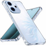 Techsuit - Shockproof Clear Silicone - Oppo Reno15 F / Reno15 Fs 5G - Clear