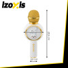 Izoxis 27047 Wireless Karaoke Microphone White - (18784-0)