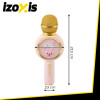Izoxis 27048 Pink Wireless Karaoke Microphone - (18785-0)