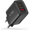 Tech-Protect NCA65W-Gan 3-Port Network Charger Pd 65W / QC3.0 BLACK