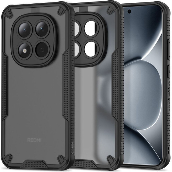 Tech-Protect Rugged Shield Xiaomi Poco M8 Pro / Redmi Note 15 PRO+ Plus 5G Matte BLACK