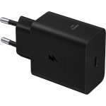 Samsung Wall Charger , 60W, 3A, 1 x USB-C, Black - (EP-T6010NBEGWW)