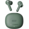 QCY Buds Anc Green (HT15)- 45db Anc Tws Earbuds 35h 5 Mic ENC, ear-Canal Adaptive tech, Leather Case - (QCY-HT15 Green)