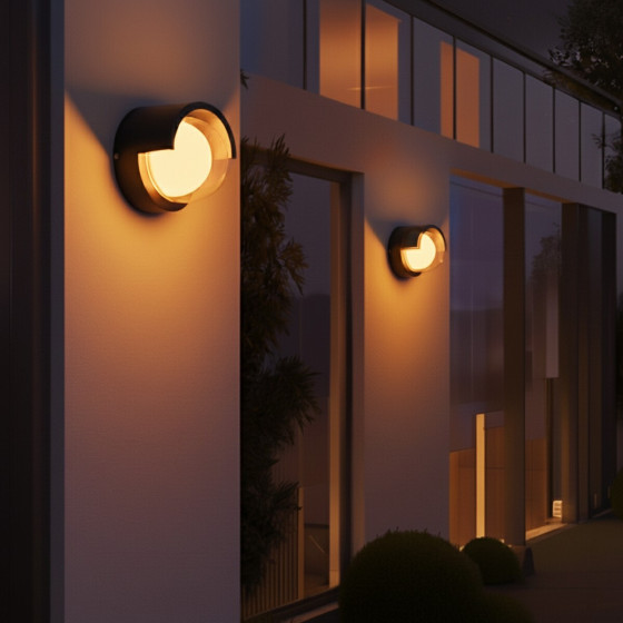 Kelvo Lighting Kelvo Nexa ��������� ������ / ������ Led 6W 480lm 180� Ac 220-240V ��������� IP65 Ultra ����� ����� 1800K - Sanan Smd Chip & Tuv Sud Driver - ����� ��� - �11 x �9 x �11cm - 5 ������ ������� - (KLV-101-0251)