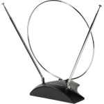 Vivanco Indoor Antenna Ring Design Black - (VVANTCIRCLE2AN)