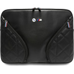 BMW Bag Carbon Pockets & Metal Logo Sleeve 16 Black - (BMCS15PCASEPOK)
