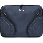 BMW Bag Nylon Pockets & Metal Logo Sleeve 16 Navy - (BMCS15PNYPOV)