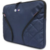 BMW Bag Nylon Pockets & Metal Logo Sleeve 16 Navy - (BMCS15PNYPOV)