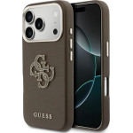 Guess Case Fw Resin Logo For Iphone 17 Pro Max Brown - (GUHCP17X5PS4RGGW)