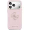 Guess Case Fw Resin Logo For Iphone 17 Pro Max Pink - (GUHCP17S5PS4RGGP)
