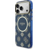 Guess Case Iml Peony Dot Magsafe For Iphone 17 Pro Max Blue - (GUHMP17X5HPOEDB)