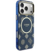 Guess Case Iml Peony Dot Magsafe For Iphone 17 Pro Max Blue - (GUHMP17X5HPOEDB)