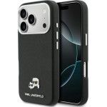 Karl Lagerfeld Case Karl & Choupette Head Pins Saffiano Magsafe For Iphone 17 Pro Max Black - (KLHMP17X6PFKCLK)