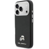 Karl Lagerfeld Case Karl & Choupette Head Pins Saffiano Magsafe For Iphone 17 Pro Max Black - (KLHMP17X6PFKCLK)