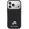 Karl Lagerfeld Case Karl & Choupette Head Pins Saffiano Magsafe For Iphone 17 Pro Max Black - (KLHMP17X6PFKCLK)