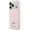Karl Lagerfeld Case Karl & Choupette Head Pins Saffiano Magsafe For Iphone 17 Pro Pink - (KLHMP17L6PFKCLP)