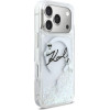 Karl Lagerfeld Case Liquid Glitter Karl Script Logo Magsafe For Iphone 17 Pro Transparent - (KLHMP17L6LKSCAMT)