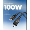 Spigen EB10015CC Essential TYPE-C Cable 100W 150CM Black - (ACA10421)