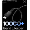 Spigen EB10015CC Essential TYPE-C Cable 100W 150CM Black - (ACA10421)