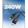 Spigen EB24015CC Essential TYPE-C Cable 240W 150CM Black - (ACA10423)