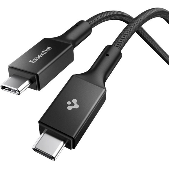 Spigen EB24015CC Essential TYPE-C Cable 240W 150CM Black - (ACA10423)