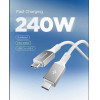 Spigen EB24015CC Essential TYPE-C Cable 240W 150CM White - (ACA10422)