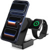 Spigen EF323MQ Essential 3IN1 Magnetic Magsafe Wireless Charger 25W Qi2.2 Black - (ACH10398)