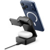 Spigen EF323MQ Essential 3IN1 Magnetic Magsafe Wireless Charger 25W Qi2.2 Black - (ACH10398)