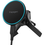 Spigen EV15MAq Essential Magnetic Magsafe Vent Car Mount Wireless Charger 15W Qi2 Black - (ACP10513)