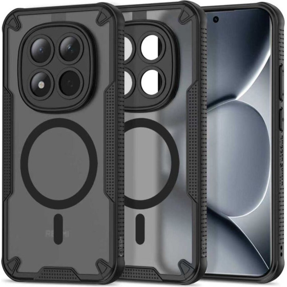 Tech-Protect Rugged Shield Magsafe Xiaomi Poco M8 Pro / Redmi Note 15 PRO+ Plus 5G Matte BLACK
