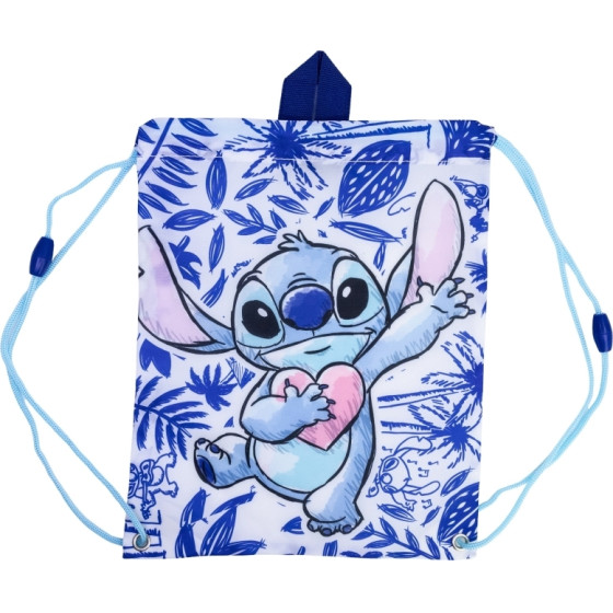 Disney Stitch - Drawstring Backpack/School Bag (30 x 25 cm) - (75054)