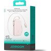 Joyroom JR-PR2L 10000mAh 35W Power Bank With Built-In Retractable USB-C Cable And Lightning Lanyard Cable - Pink - (JR-PR2L pink)