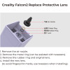 Creality Creality Falcon2 Replace Protective Lens For Falcon2 Series - (4007010147)