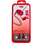 TC-HFr1 ��������� ��������� Handsfree 3,5mm ������� - (ATC-HFr1 Red)