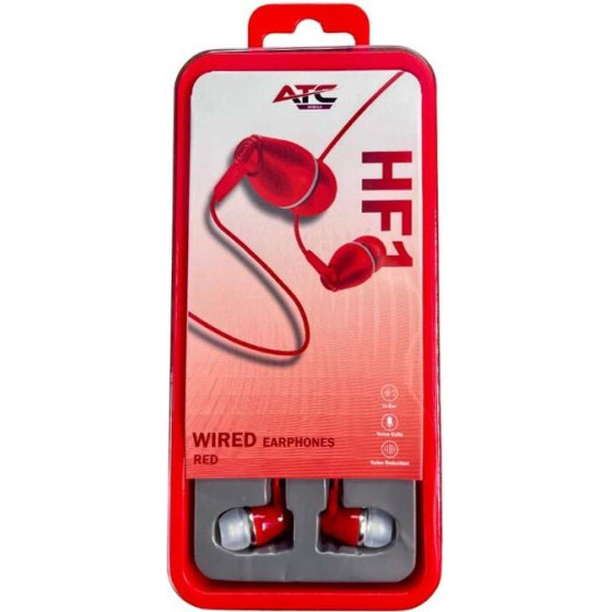 TC-HFr1 ��������� ��������� Handsfree 3,5mm ������� - (ATC-HFr1 Red)