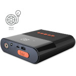 4sMarts Jump Starter PitStop+ 8800mAh Powerbank With Compressor And Flashlight Black - (456312)