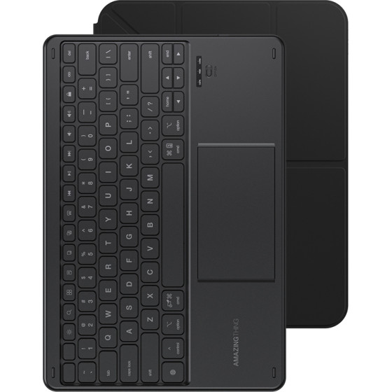 AmazingThing Minimal Case Keylite Combo Keyboard Case For Ipad 11 2025 - Black - (ENIPADGEN11MINKEYBK)