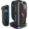 AmazingThing Thunder Pro Playdock Charger For Nintendo Switch 2 Controllers - Black - (SWITCH2ARBK)