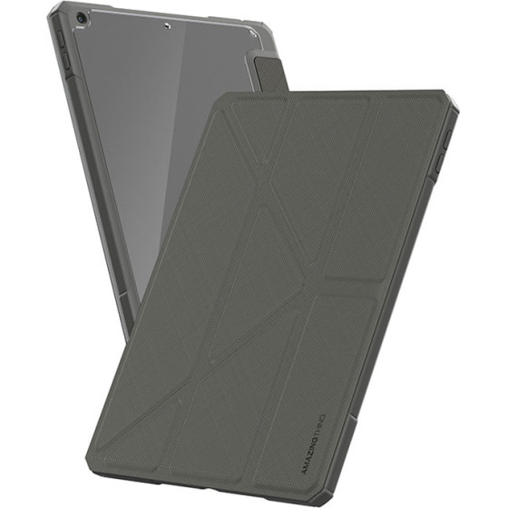 AmazingThing Titan Pro Folio Case For Ipad Air M3 11 - Gray - (IPADAIR5TPGY)