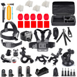Hurtel Set Of Universal Accessories 63 In 1 For GoPro, DJI, Insta360, SJCam, Eken Sports Cameras (Gopro 63 In 1 set) 5907769372223 - (Gopro 58 In 1 set)