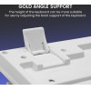 Alcatroz Rgb Waterproof Gaming Keyboard And Mouse X-Craft XC1000 White - (XC1000-W)