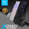 Alcatroz Rgb Waterproof Gaming Keyboard And Mouse X-Craft XC1000 White - (XC1000-W)