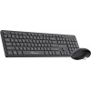 Alcatroz Silent Wireless 2.4G Keyboard & Mouse 1600DPi Black - (X-AIR3300-B)