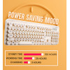 Alcatroz Wireless Mouse And Keyboard Jellybean A5000 Latte - (JBA5000-LA)