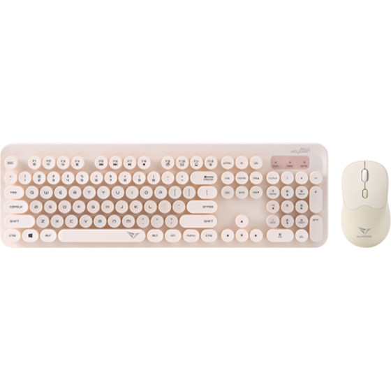 Alcatroz Wireless Mouse And Keyboard Jellybean A5000 Latte - (JBA5000-LA)