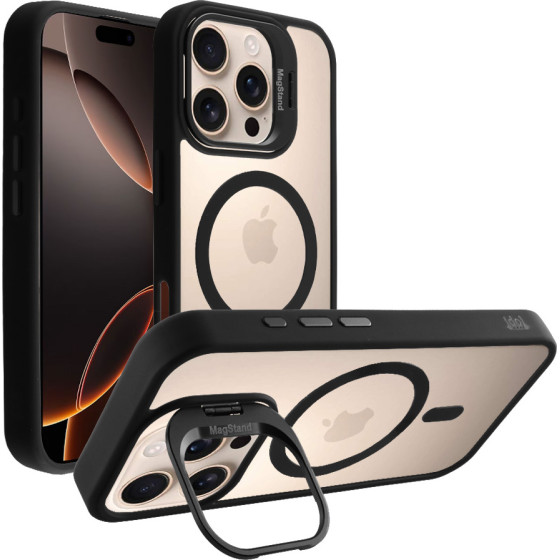 Idol 1991 ���� Iphone 16 Pro 6.1'' Magstand Clear Tpu Magsafe Camera Guard BLACK