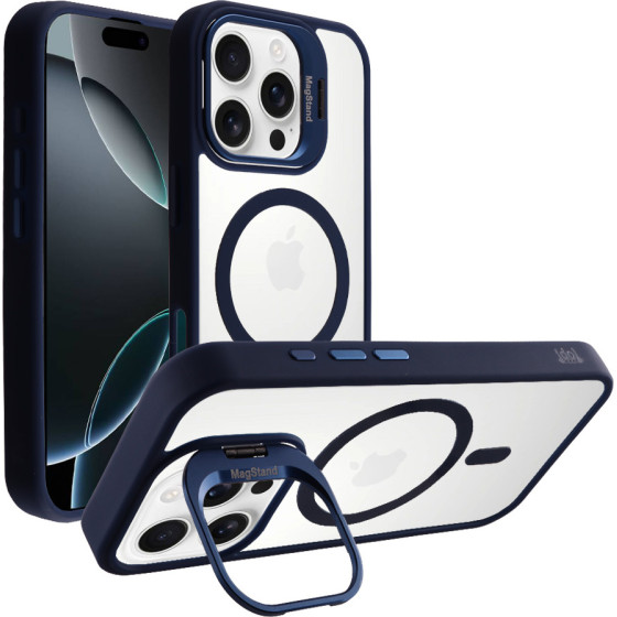 Idol 1991 ���� Iphone 16 Pro Max 6.9'' Magstand Clear Tpu Magsafe Camera Guard BLUE