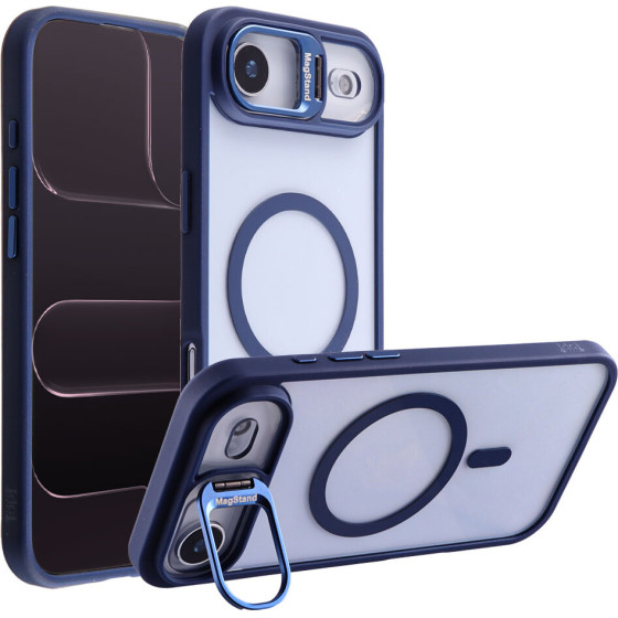Idol 1991 ���� Iphone 17 Air 6.5'' Magstand Clear Tpu Magsafe Camera Guard BLUE