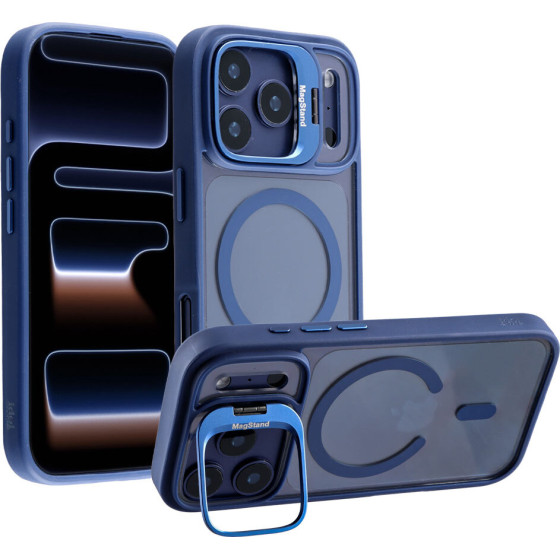 Idol 1991 ���� Iphone 17 Pro Max 6.9'' Magstand Clear Tpu Magsafe Camera Guard BLUE