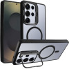 Idol 1991 ���� Samsung S25 Ultra 5G S938 6.9'' Magstand Clear Tpu Magsafe Camera Guard BLACK